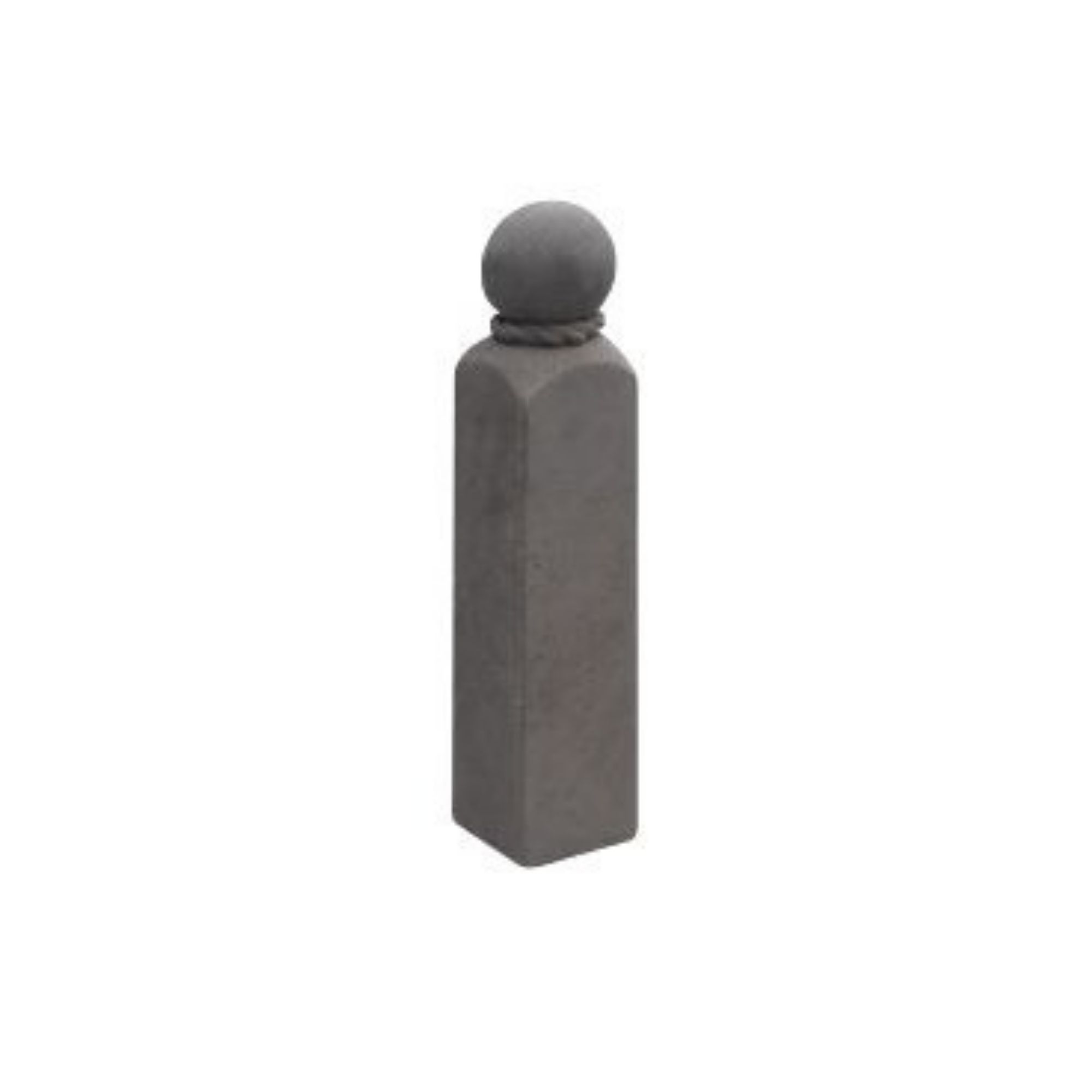 Bradstone Rustic rope top Old granite Paving edging corner (H)250mm (W)50mm (T)50mm