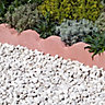 Bradstone Scalloped Red Paving edging (H)150mm (W)600mm (T)50mm, Pack of 48