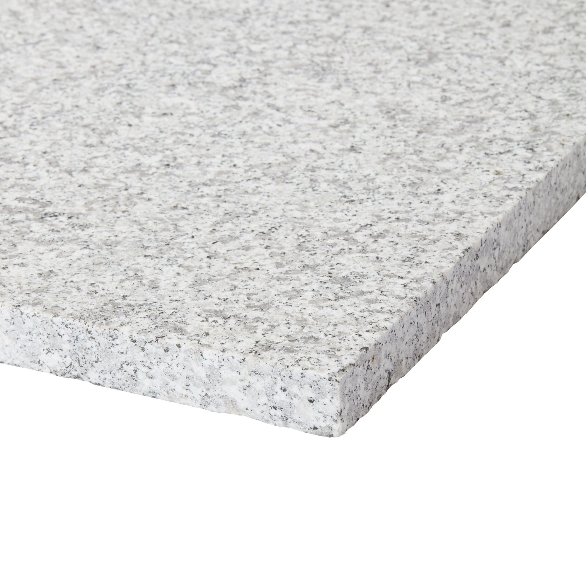 Bradstone Silver grey Granite Paving slab, 0.18m² (L)595mm (W)295mm