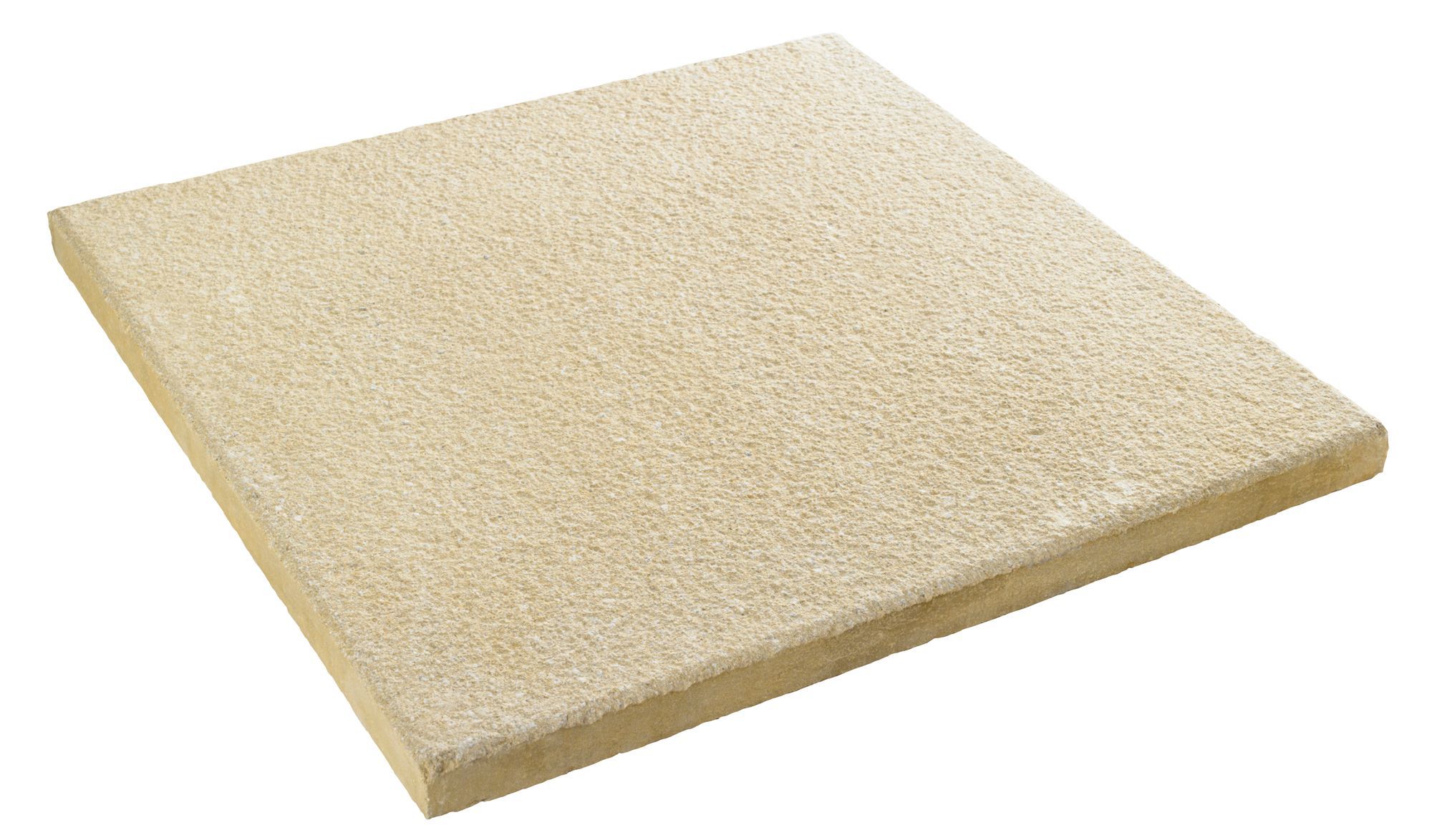 Bradstone Textured Buff Reconstituted stone Paving slab, 0.36m² (L)600mm (W)600mm