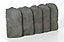 Bradstone Traditional Grey Paving edging (H)250mm (T)45mm, Pack of 50