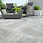 Bradstone Wetherdale Grey Reconstituted stone Paving set (L)600mm