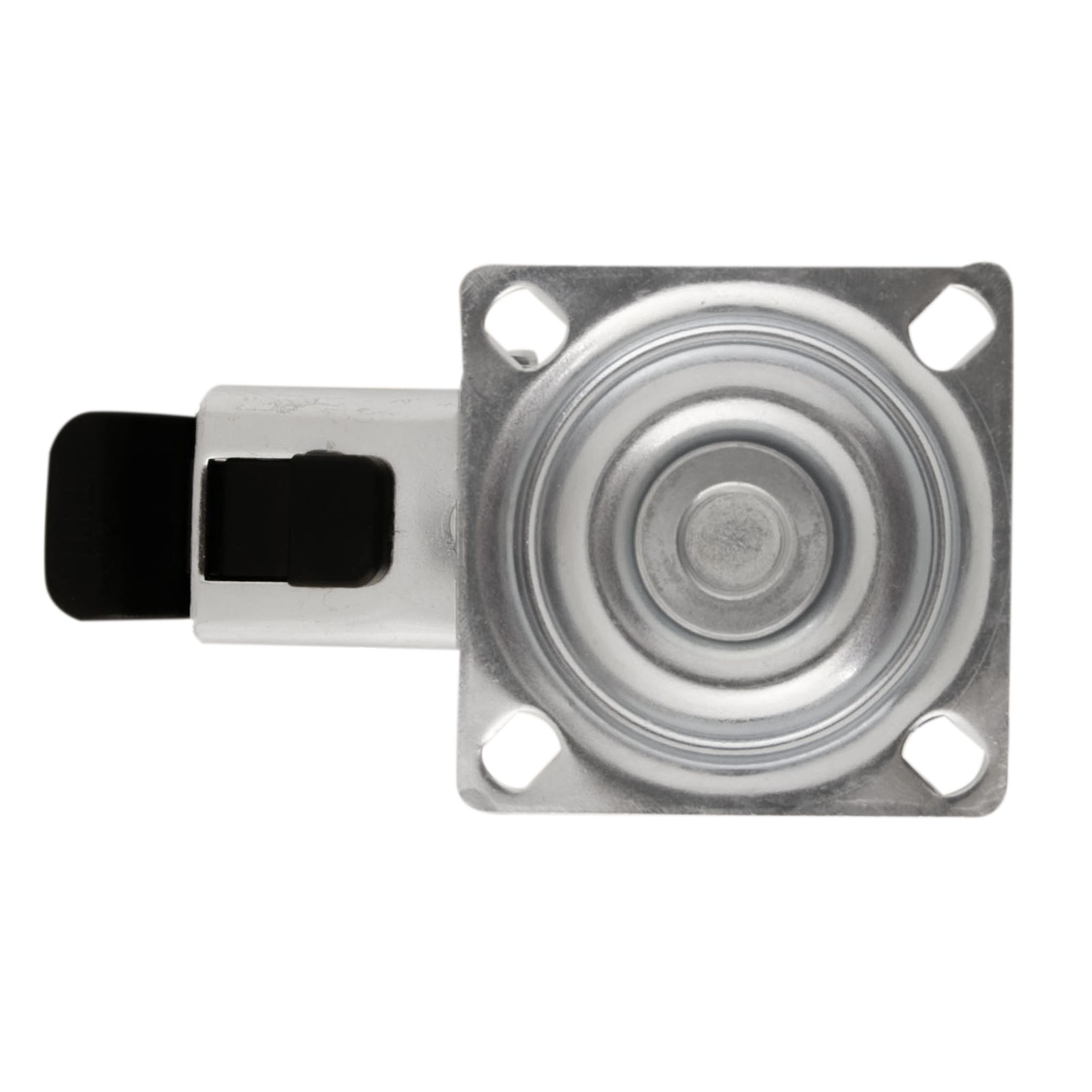 Braked Medium duty Swivel Castor WC63, (Dia)75mm (H)98.5mm (Max. Weight)55kg