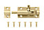Brass Barrel Door bolt N232 (L)50mm (W)25mm