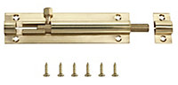 Brass Barrel Door bolt N382 (L)102mm (W)26mm