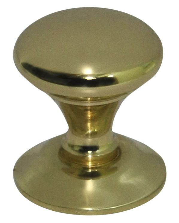 Brass Effect Brass Round Furniture Knob Dia 5mm Tradepoint