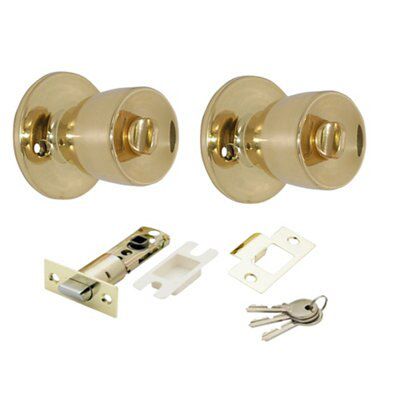 Round internal shop door knobs