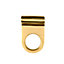 Brass effect Metal Cylinder Pull latch, (L)70mm