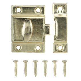 Brass-plated Carbon steel Cabinet catch