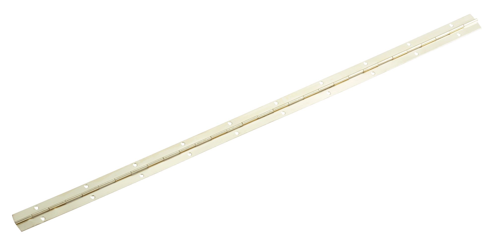Brass-plated Steel Continuous Door hinge N483 (L)600mm