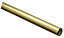 Brass Round Tube, (L)1m (Dia)20mm (T)0.3mm