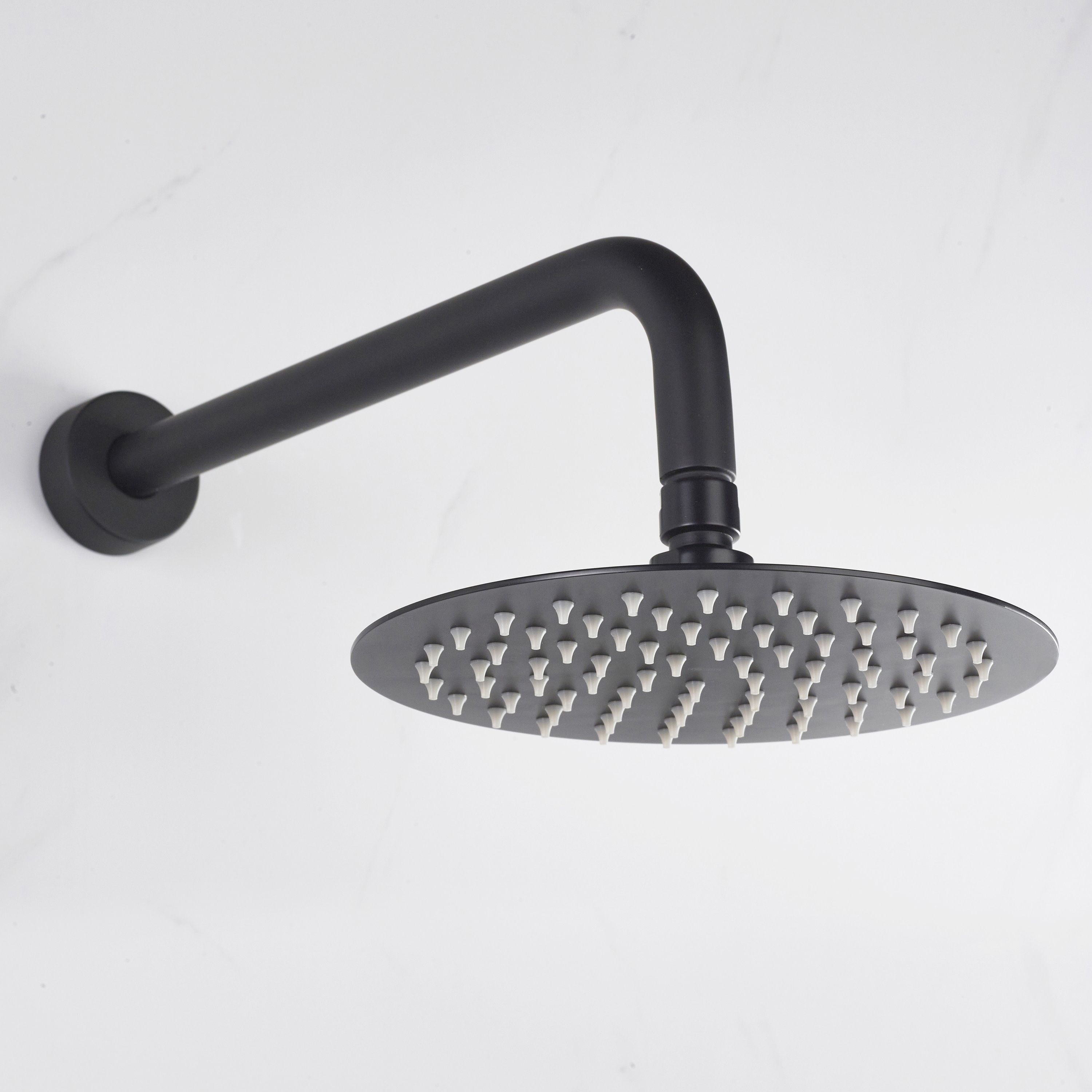 Bristan Divine Matt Black Wall-mounted Thermostatic Mixer Shower