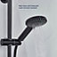 Bristan Divine Matt Black Wall-mounted Thermostatic Mixer Shower
