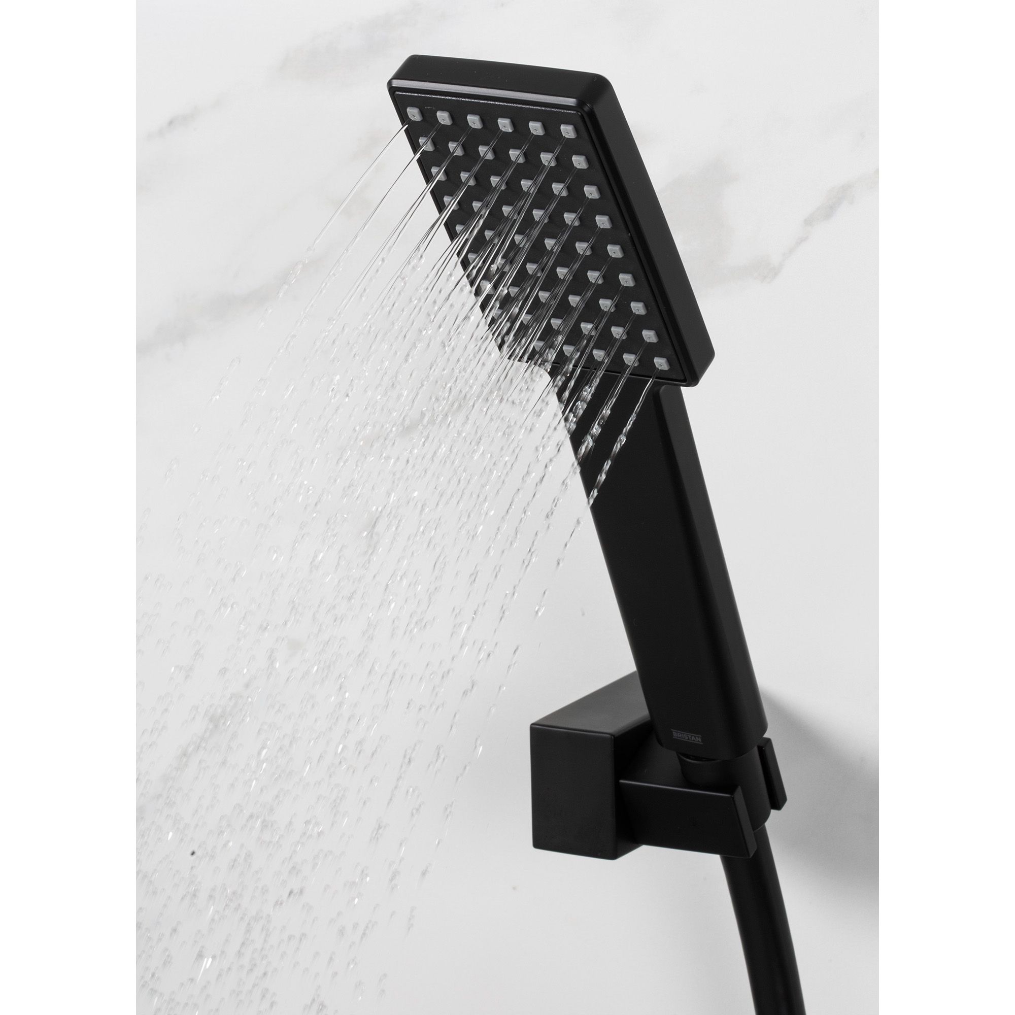 Bristan Noctis Black Deck-mounted Manual Double Deck Shower mixer Tap