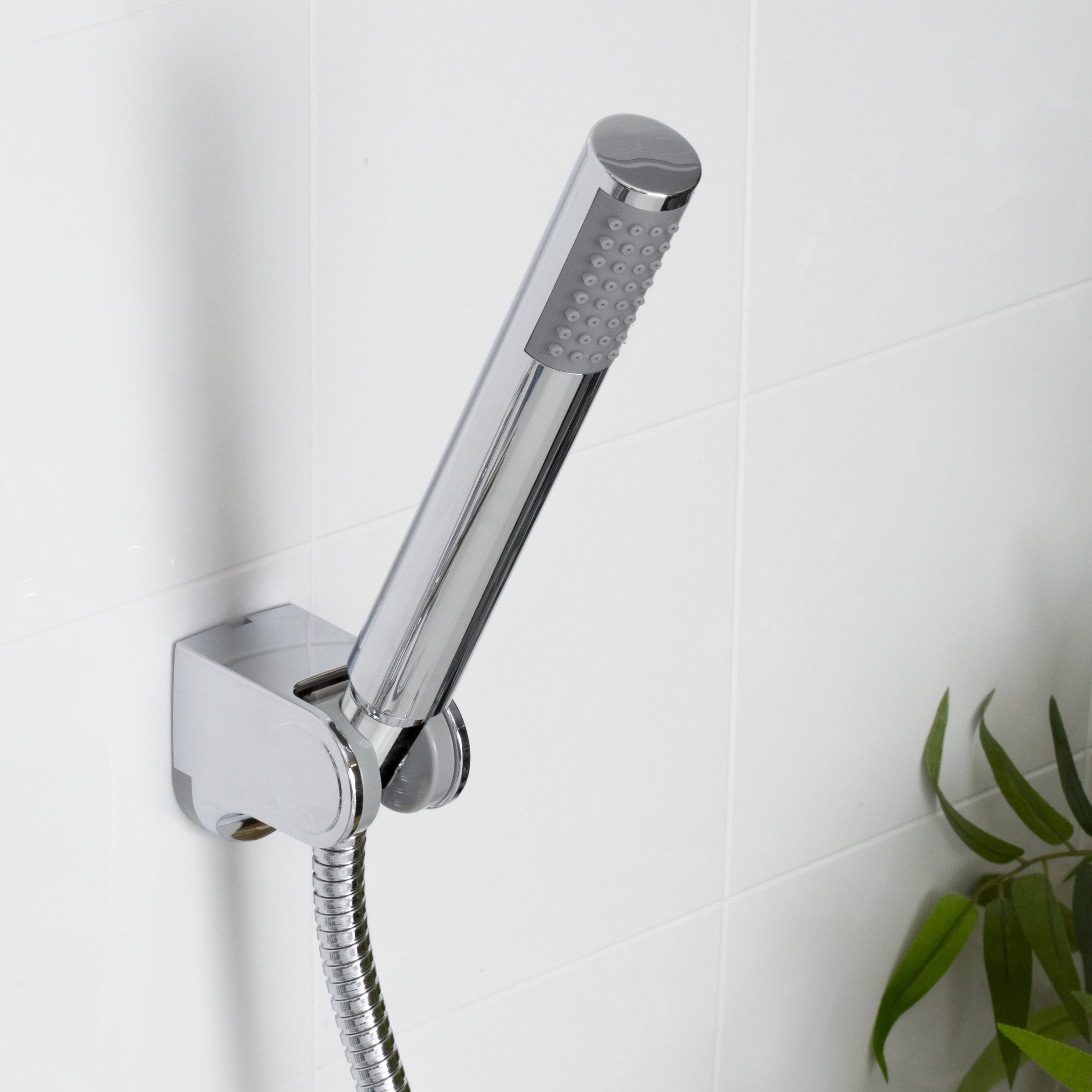 Bristan Nurture Polished Chrome effect Rim-mounted Ceramic disk Shower mixer Tap