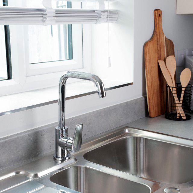 Bristan Vela Chrome effect Kitchen Mixer Tap