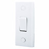 British General 10A 2 way Raised square Architrave Switch
