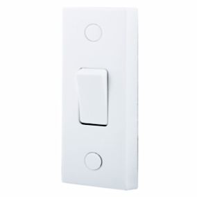 British General 10A 2 way Raised square Architrave Switch