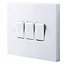 British General 10A 2 way Raised square Switch