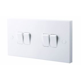 British General 10A 2 way Raised square Switch