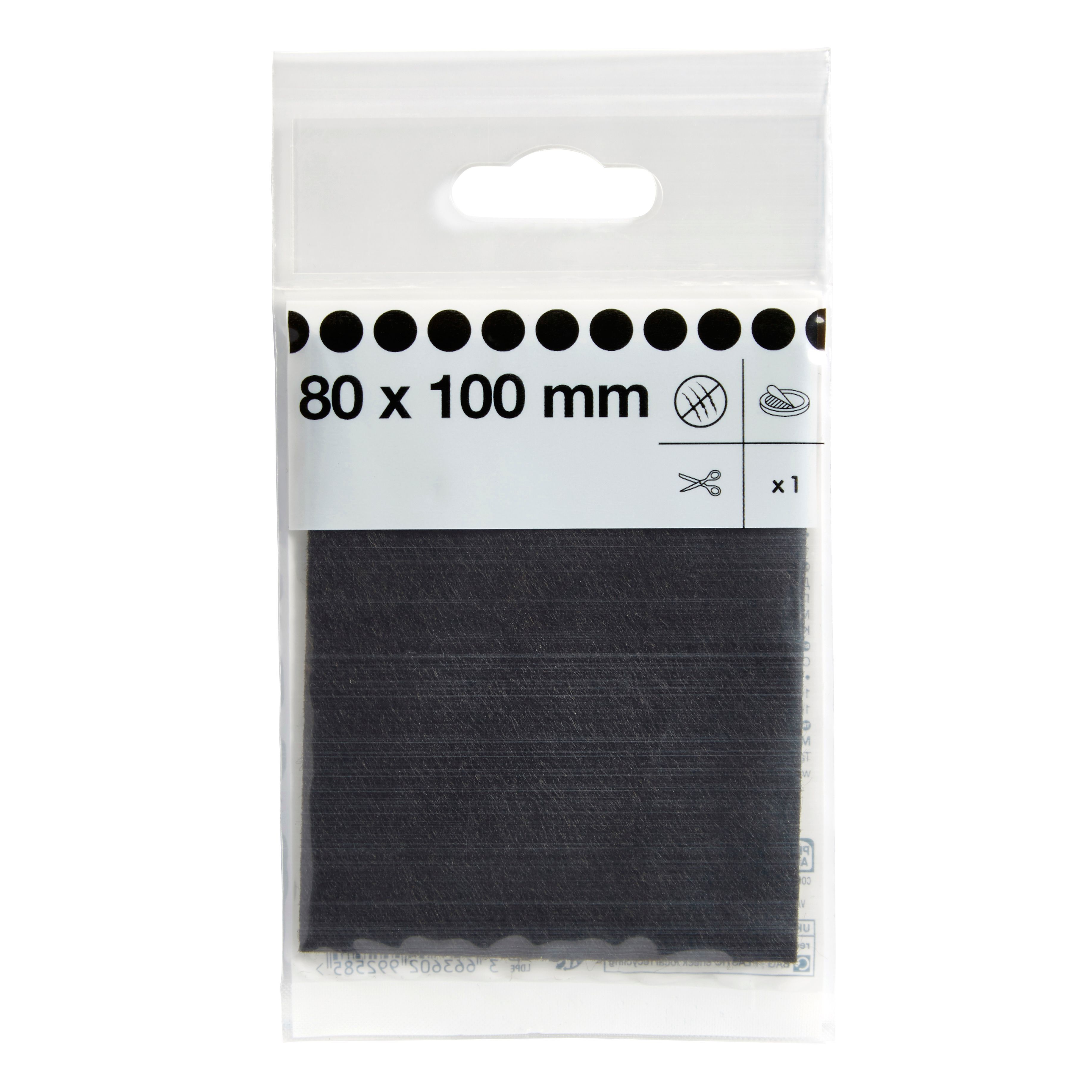 Brown Felt Protection pad (W)100mm