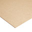 Brown Hard board Hardboard (L)1.22m (W)2.44m (T)3mm