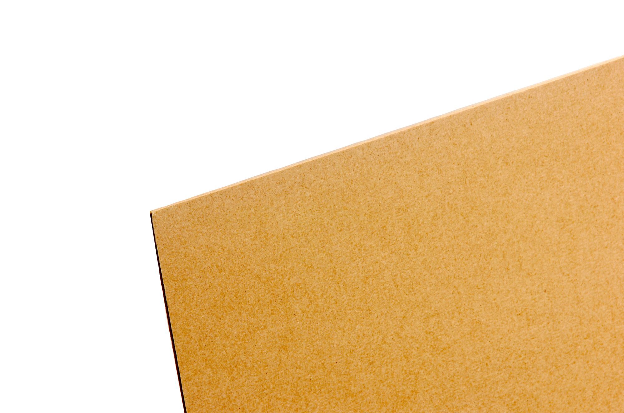 Brown Hardboard (L)1.22m (W)0.61m (T)3mm 1730g