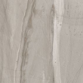 Brown Matt Stone effect Porcelain Wall & floor Tile, Pack of 3, (L)600mm (W)600mm