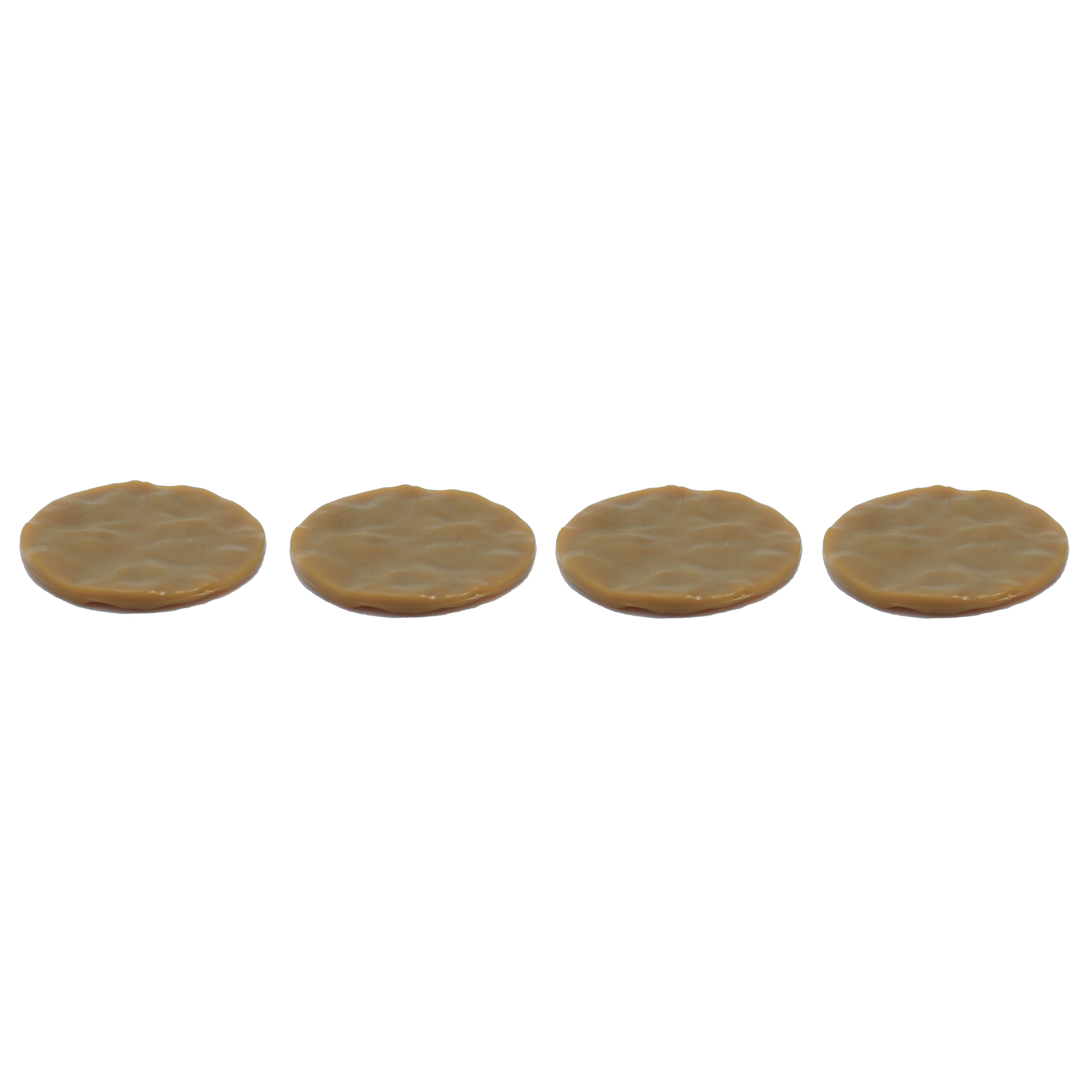 Brown PVC Protection pad (Dia)60mm, Pack of 4