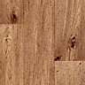 Brown Wooden planks Oak effect Vinyl tile, of 1