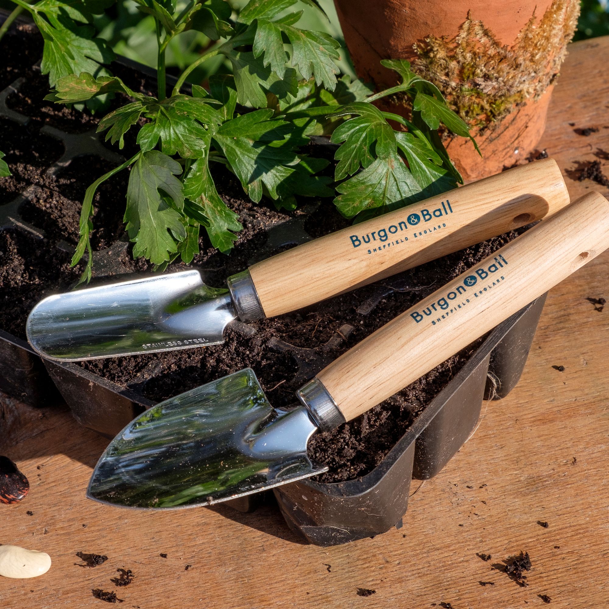 Burgon & Ball Essential tools Brown Trowel