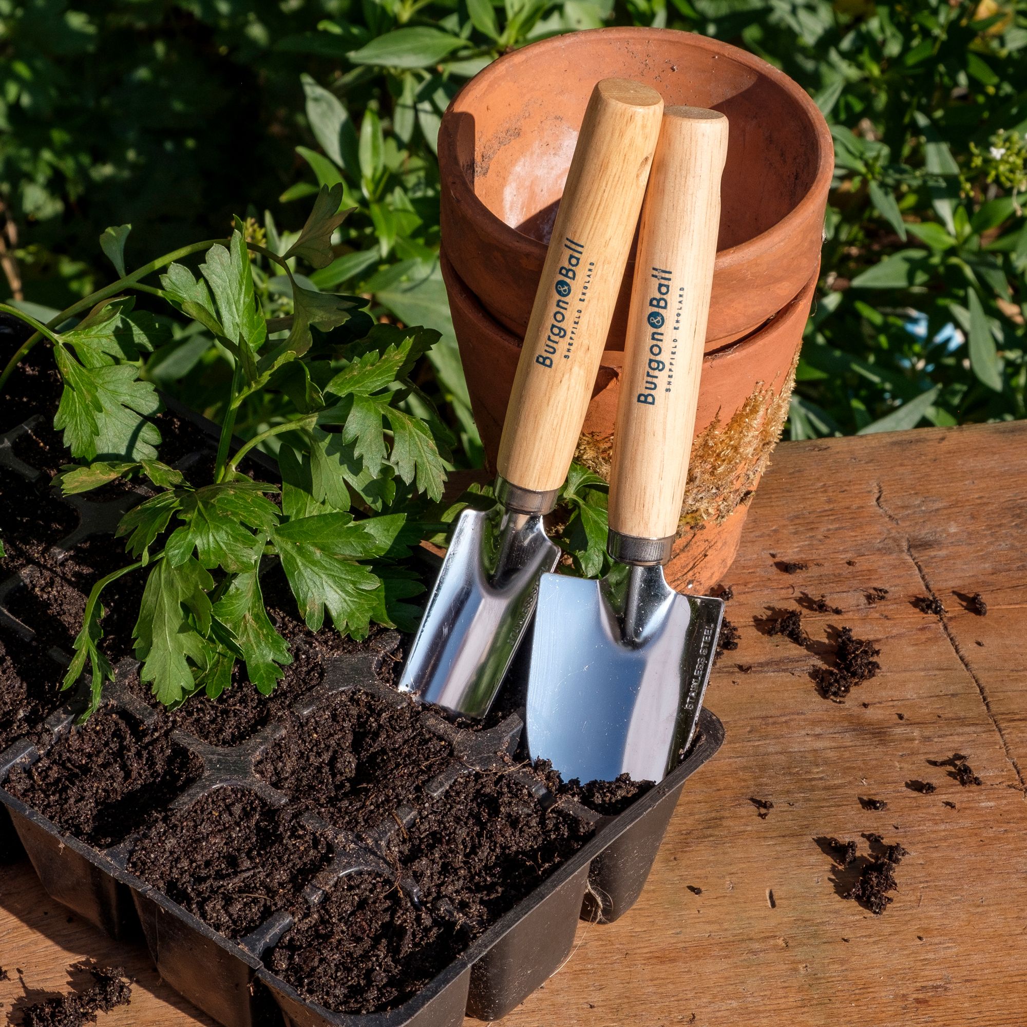 Burgon & Ball Essential tools Brown Trowel