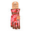 Burgon & Ball Love the glove Polyester (PES) Red Gardening gloves Medium, Pair of 2