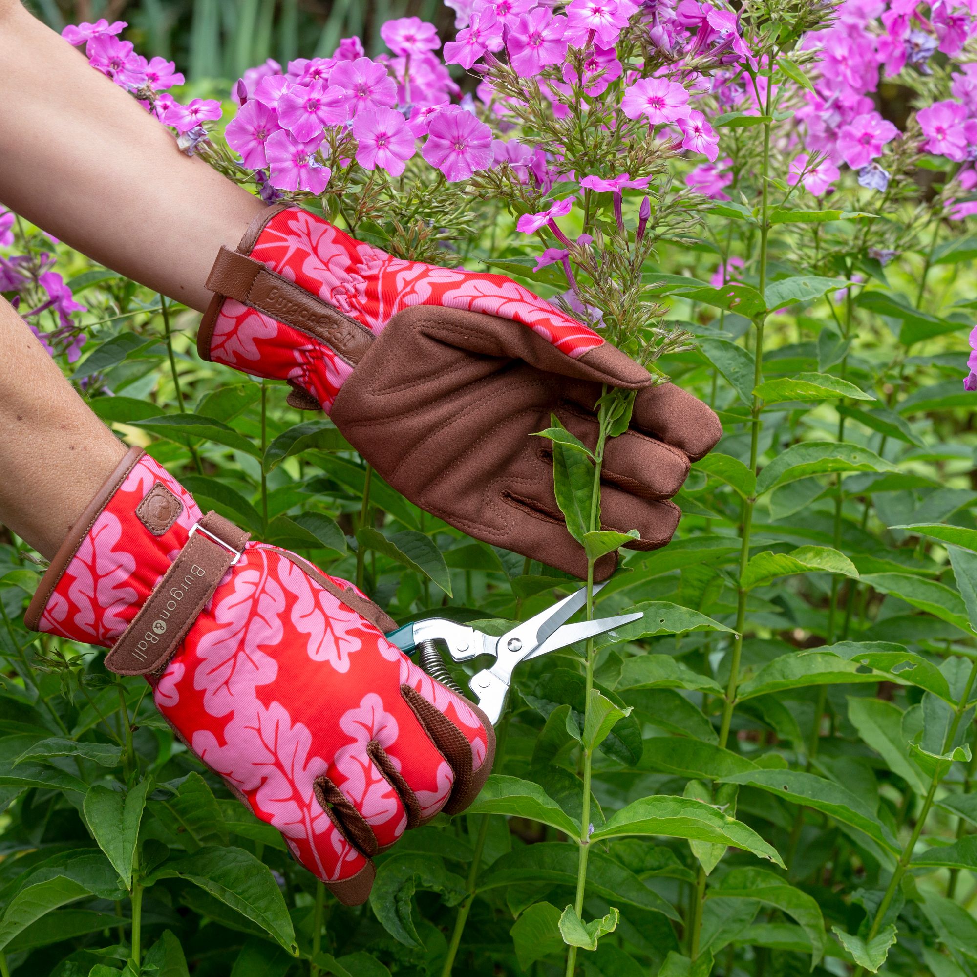 Burgon & Ball Love the glove Polyester (PES) Red Gardening gloves Small, Pair of 2
