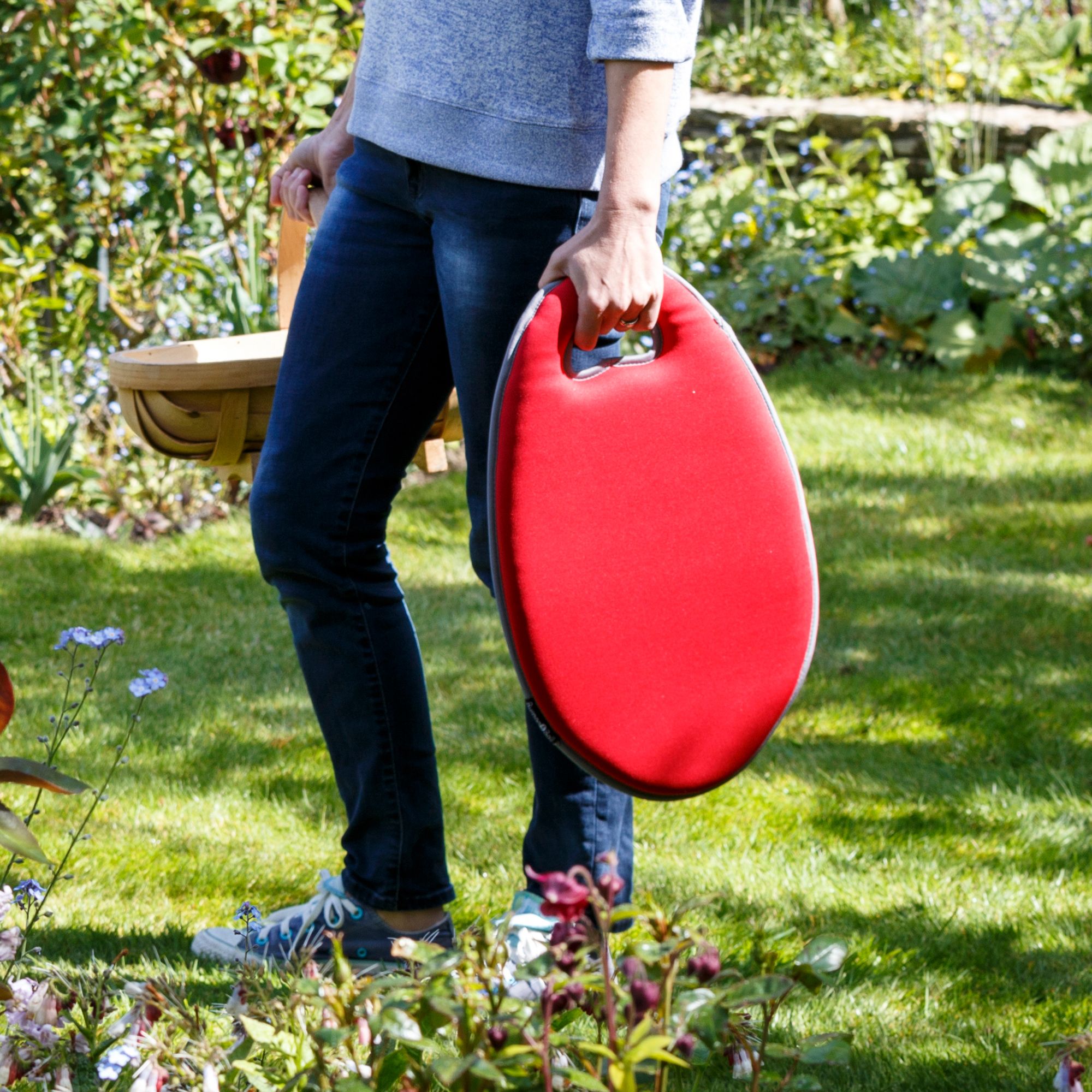 Burgon & Ball Poppy Kneeling mat (L)505mm (W)305mm