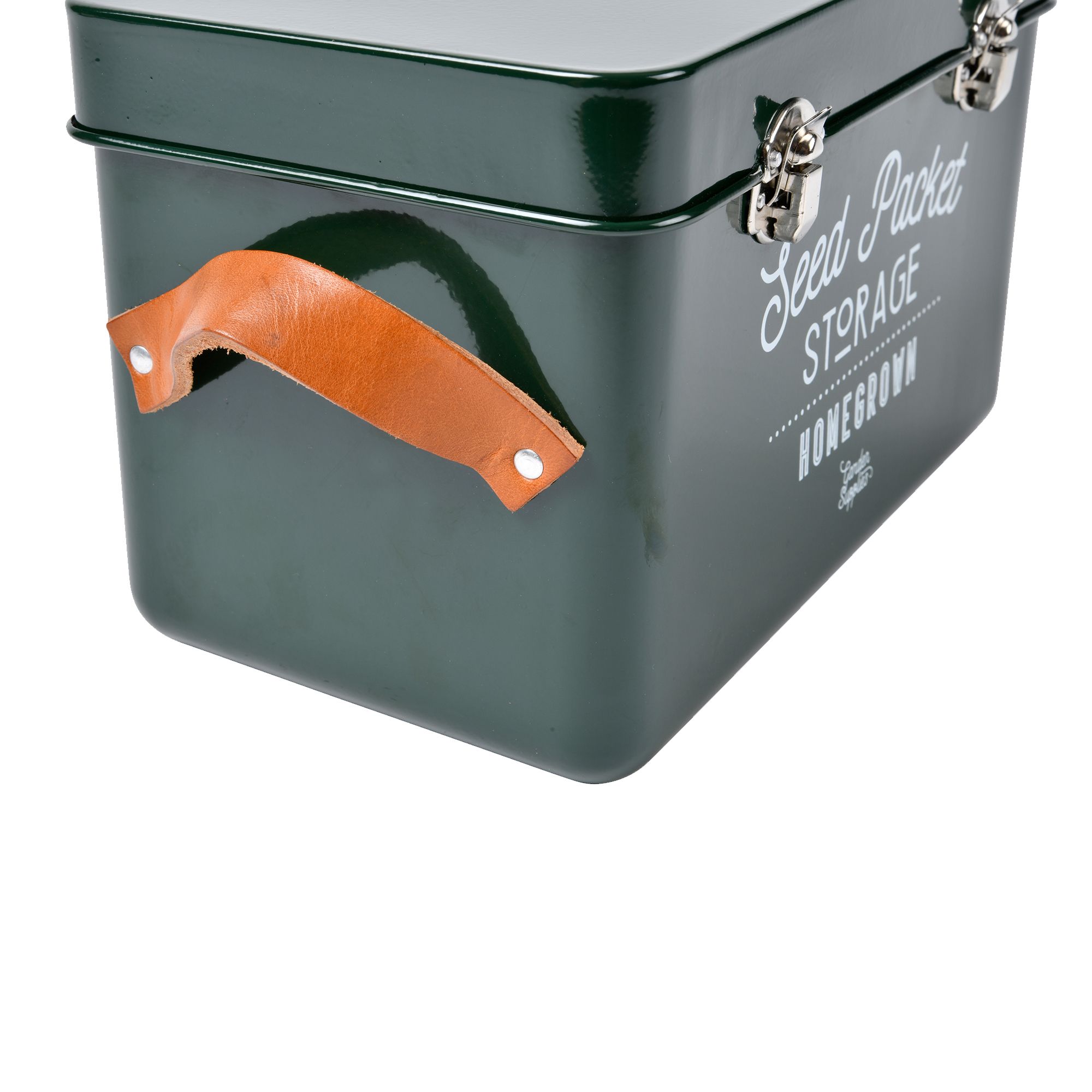 Burgon & Ball Seed packet Green Storage tin