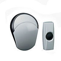 Byron White Wireless Battery-powered Door chime kit BY502