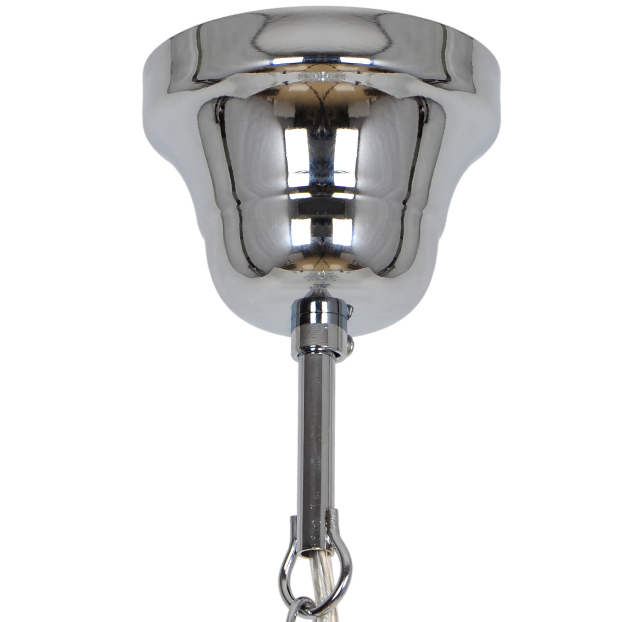 Caladane Chrome effect 4 Lamp Pendant ceiling light, (Dia)500mm