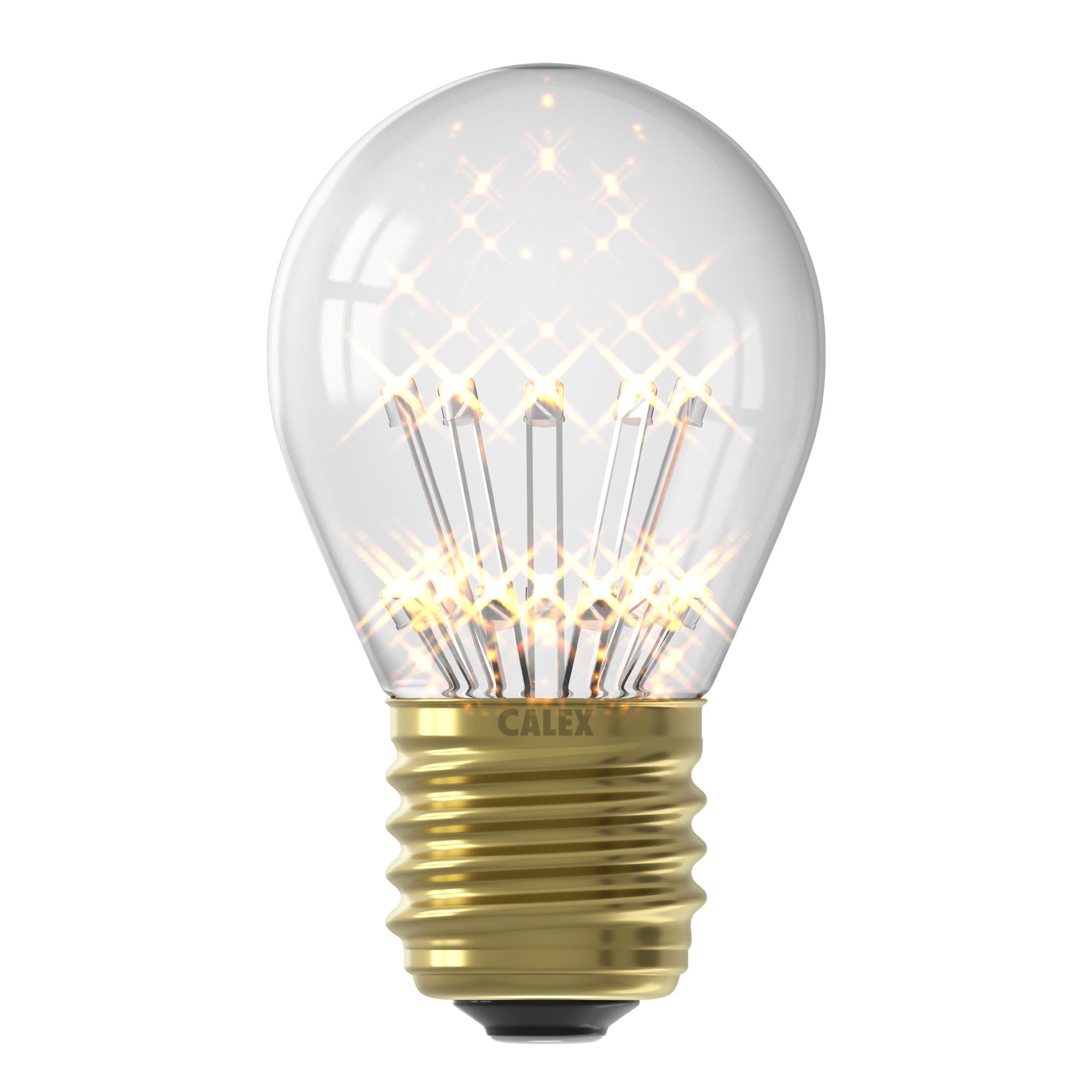 CALEX E27 0.4W 55lm Clear Mini globe Warm white LED Light bulb
