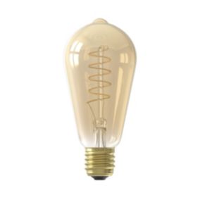 CALEX E27 4W 200lm Amber ST64 Extra warm white LED Dimmable Filament Light bulb