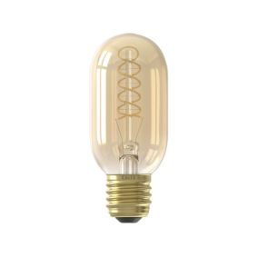 CALEX E27 4W 200lm Amber Tube Extra warm white LED Dimmable Filament Light bulb