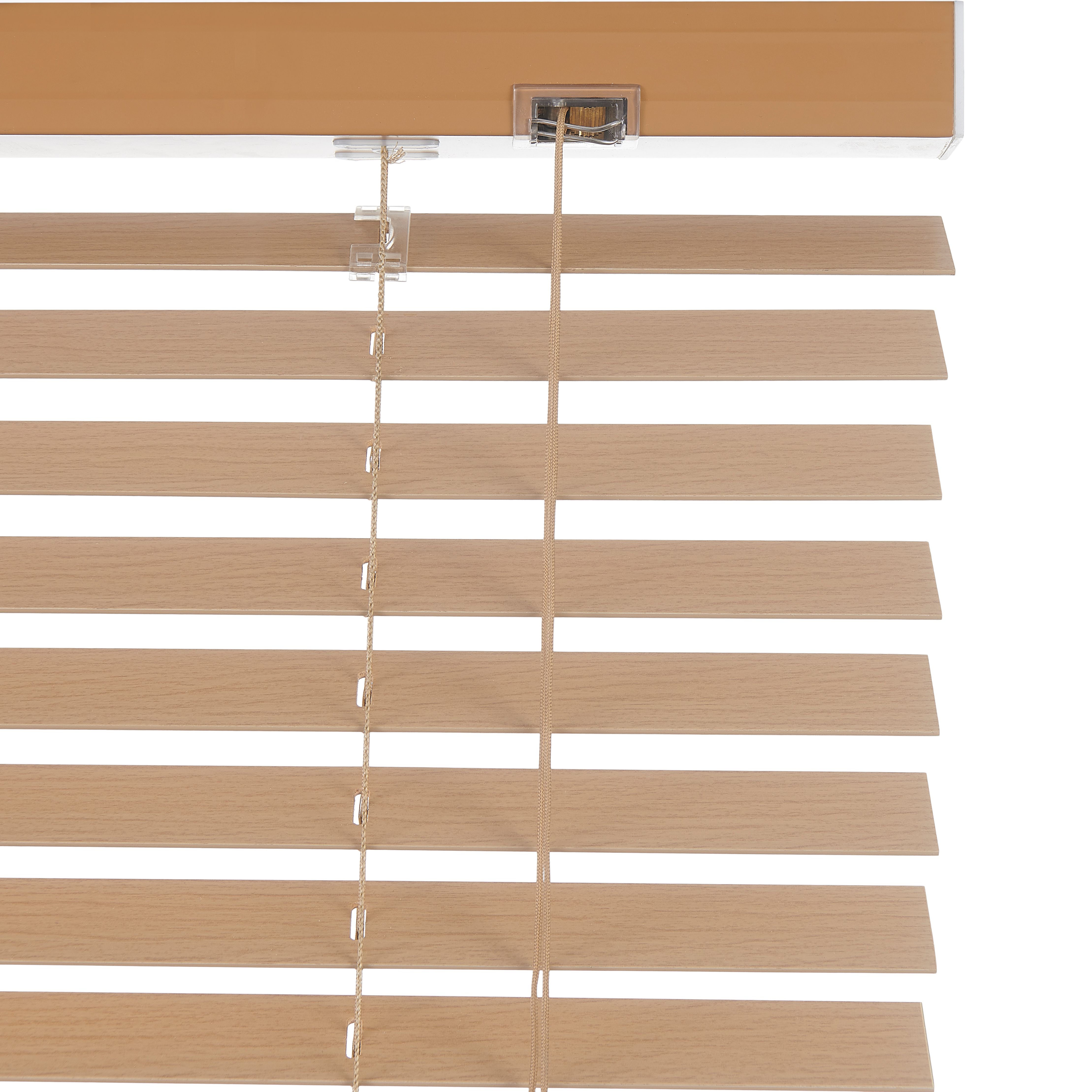 Cana Natural Oak effect Wood Venetian Blind (W)60cm (L)180cm