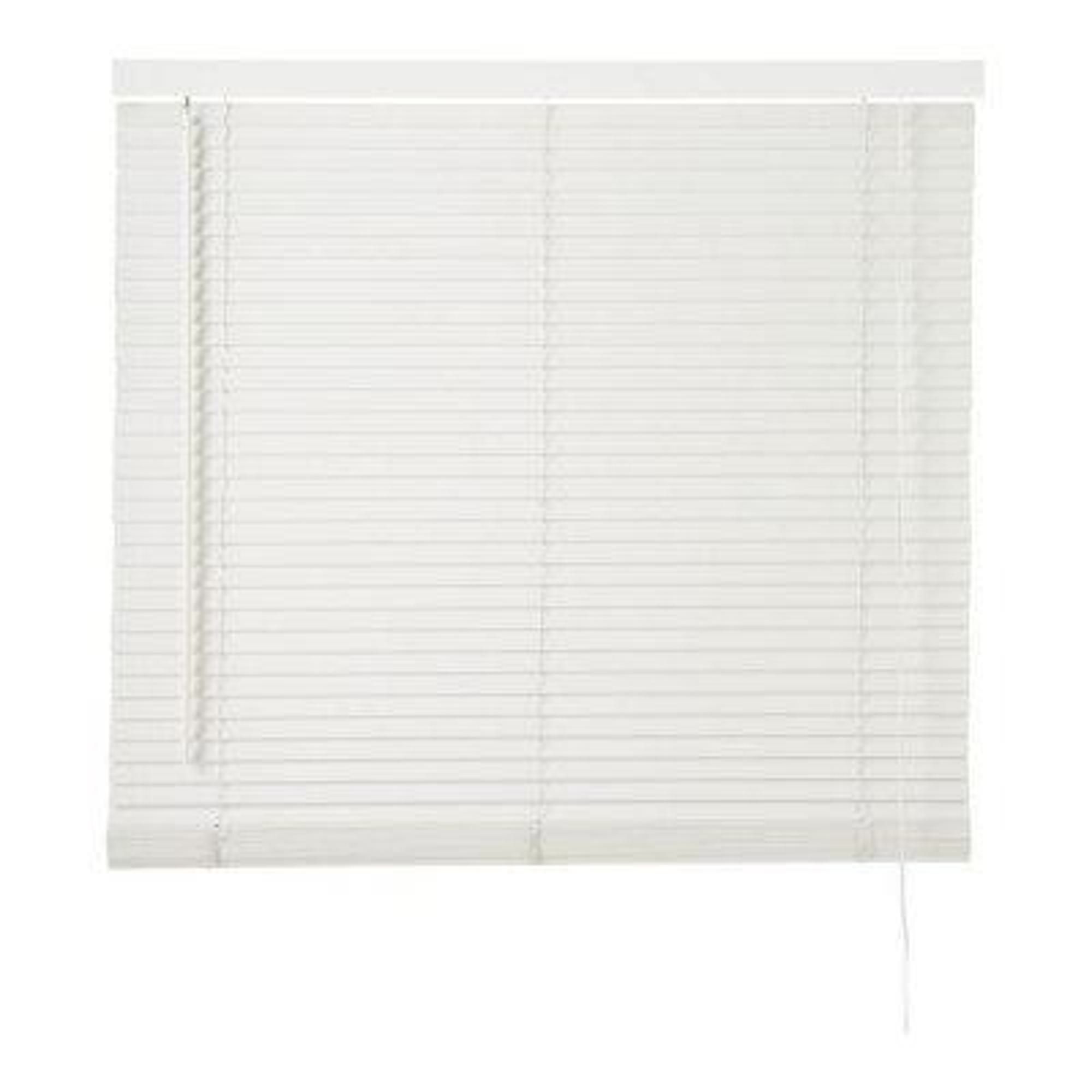 Cana White Basswood Venetian Blind (W)120cm (L)180cm