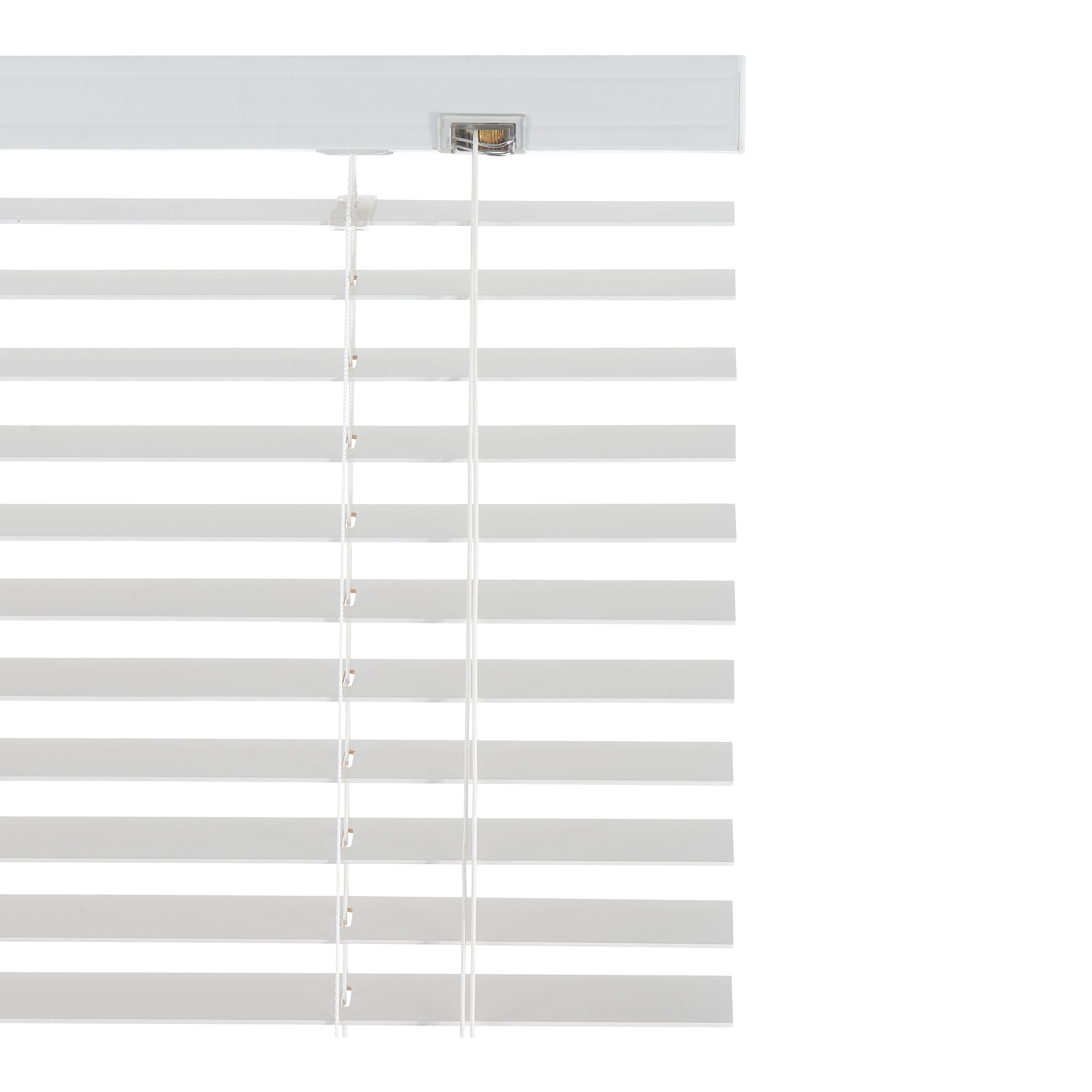 Cana White Basswood Venetian Blind (W)180cm (L)180cm