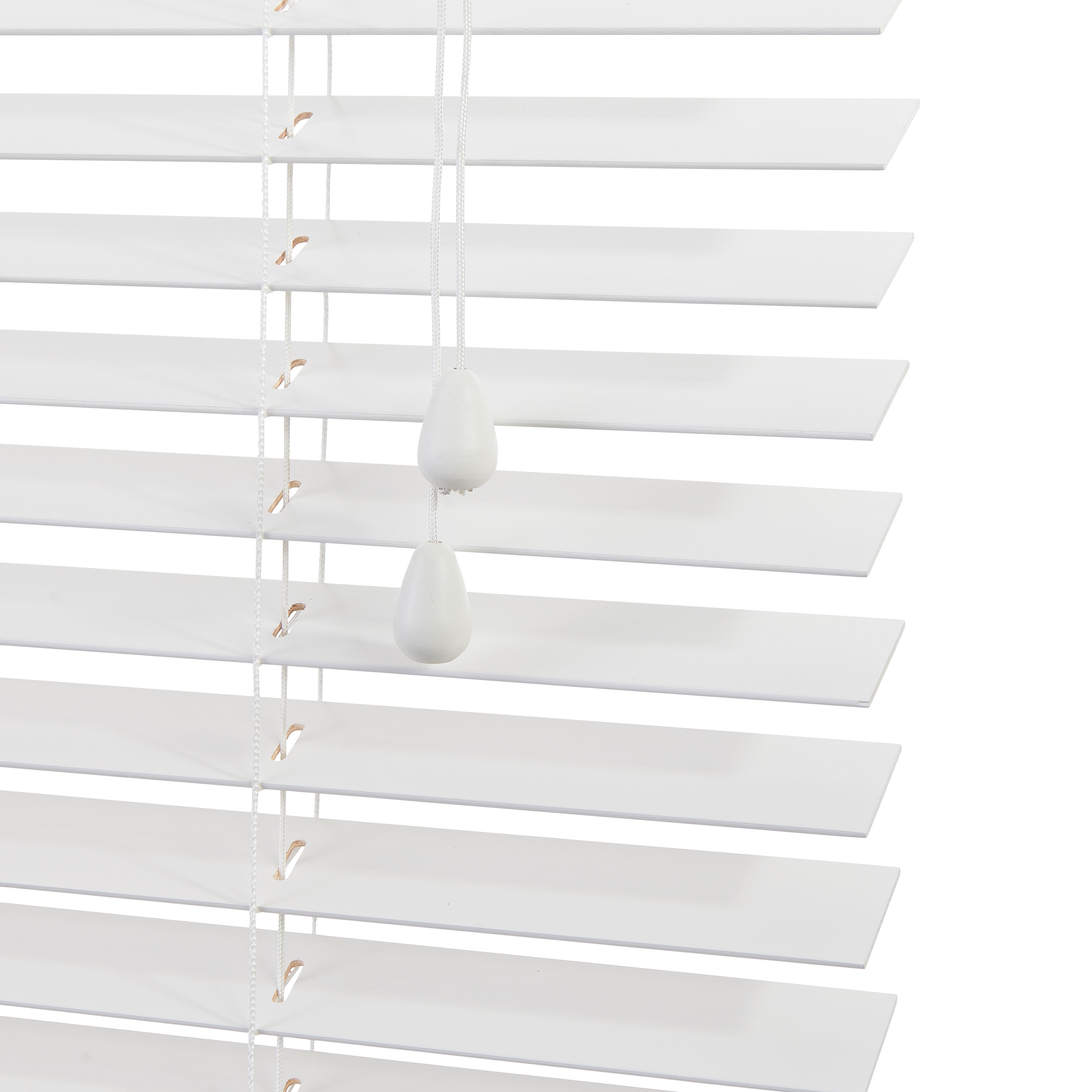Cana White Basswood Venetian Blind (W)180cm (L)180cm