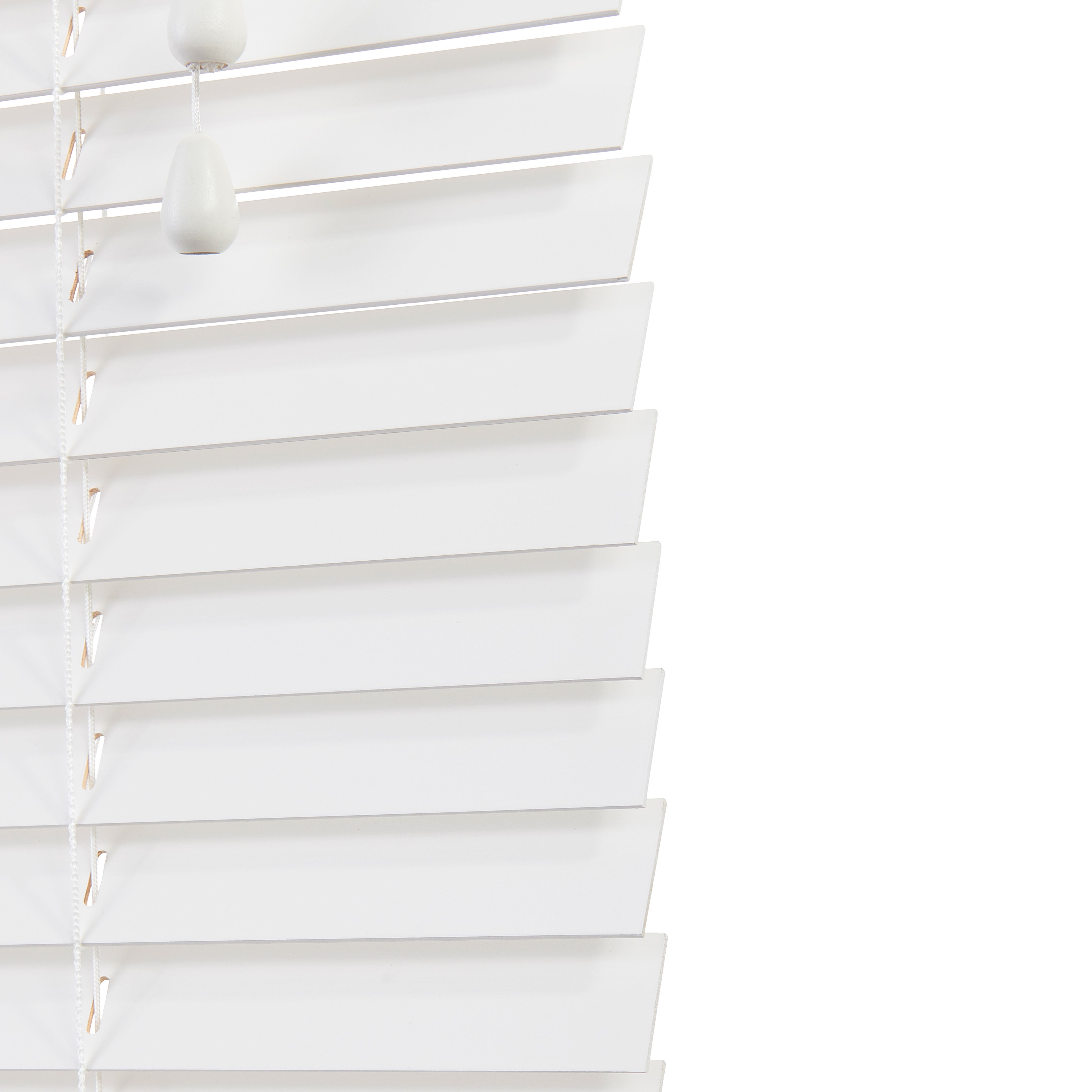 Cana White Basswood Venetian Blind (W)180cm (L)180cm