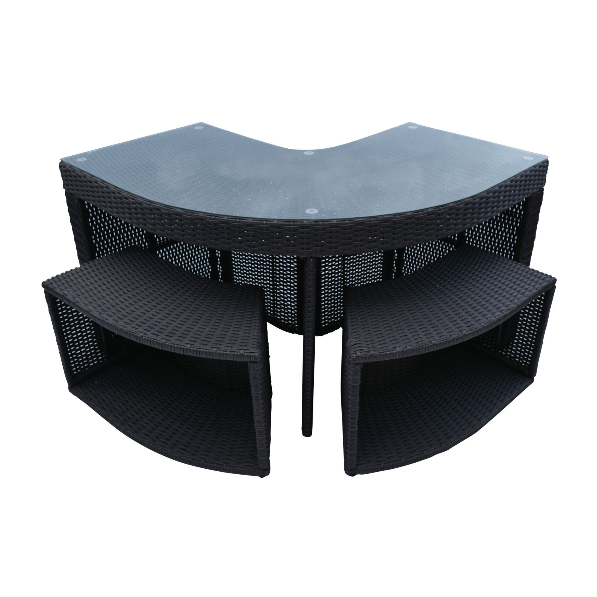 Canadian Spa Company Brown Corner bar & stools