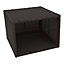 Canadian Spa Company Brown Rattan effect Square Side table