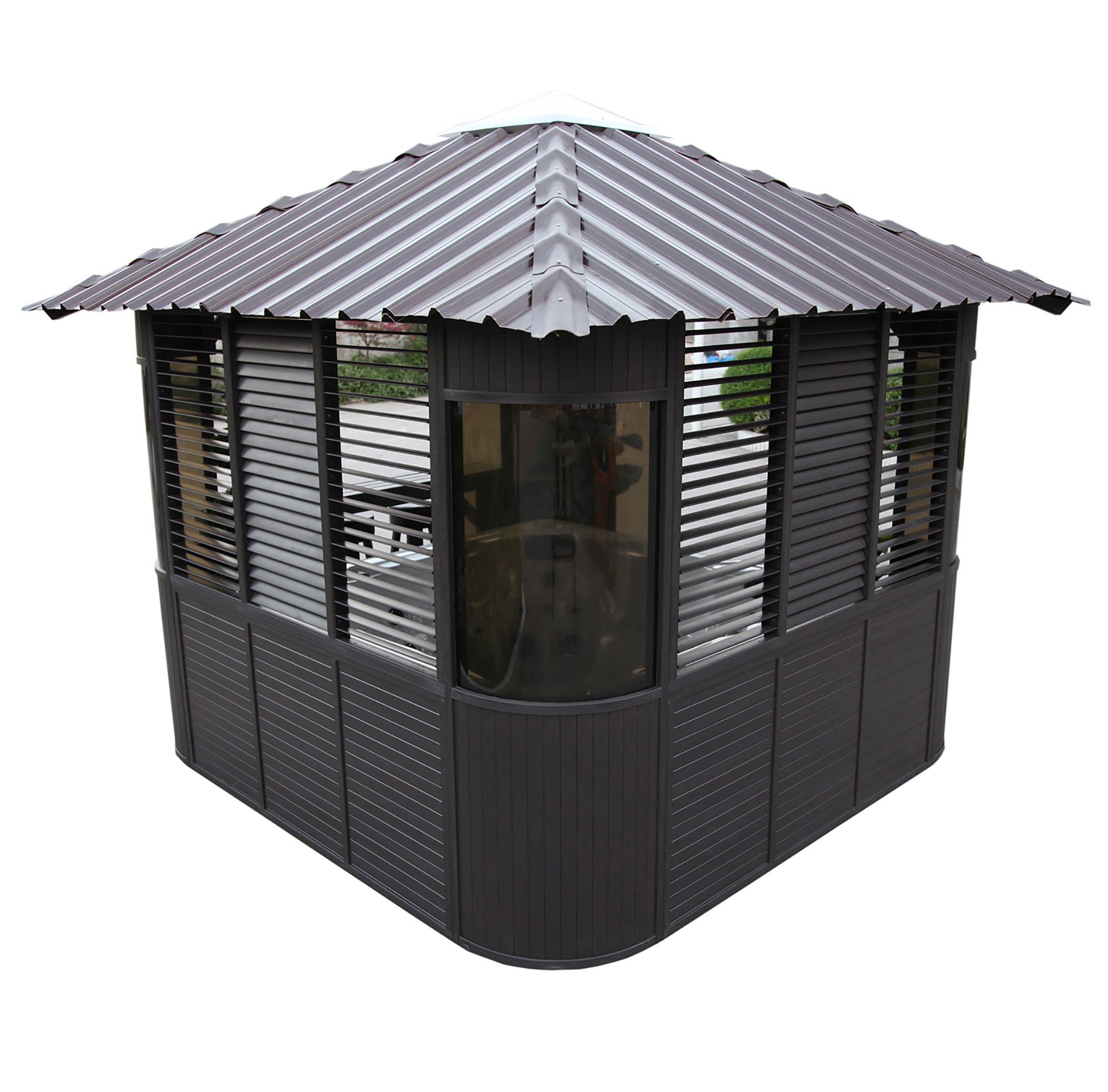 Canadian Spa Company Frazer Square Gazebo, (W)3.37m (D)3.37m - Assembly required