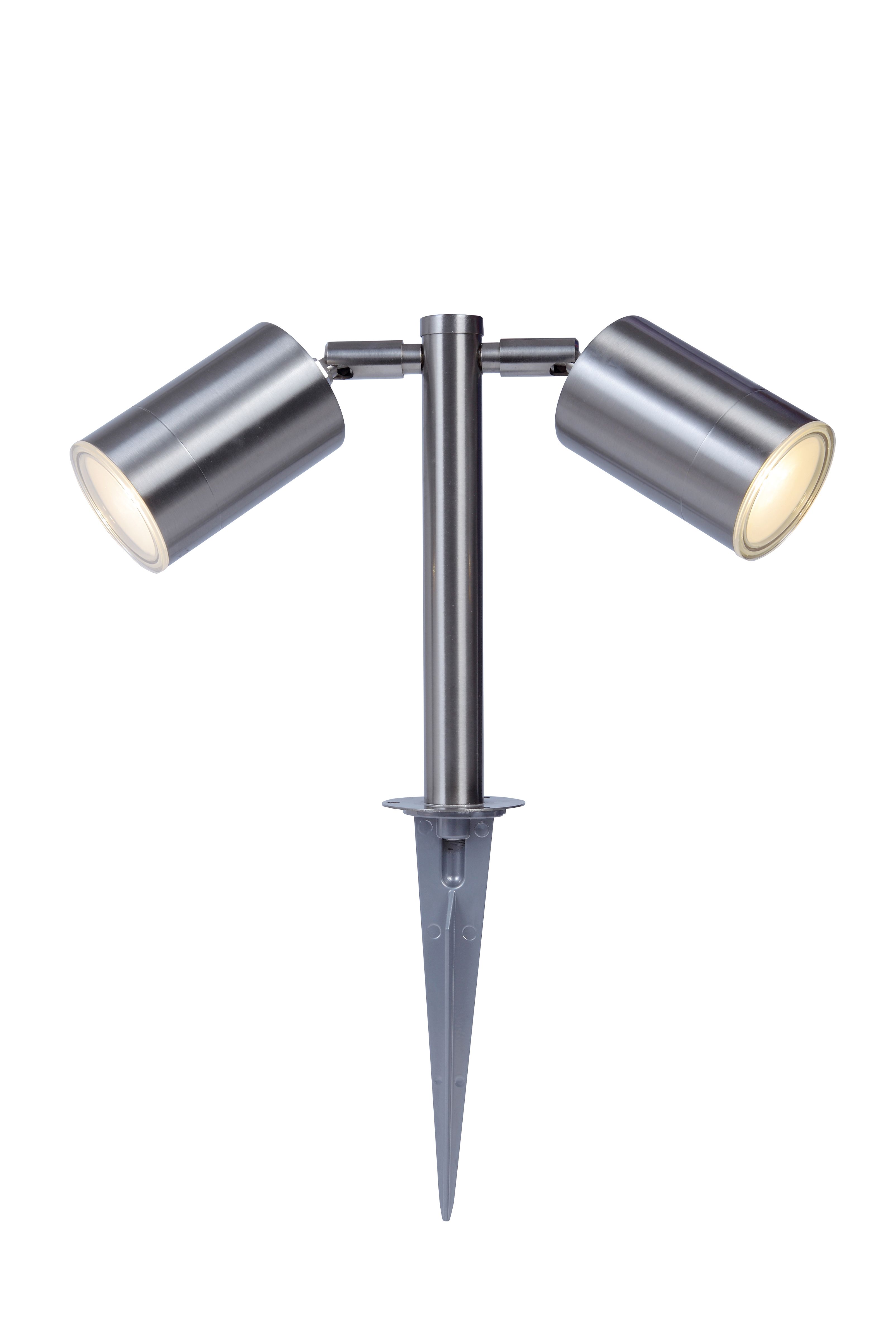 candiac Stainless steel Integrated LED Outdoor Stake light (D)60mm